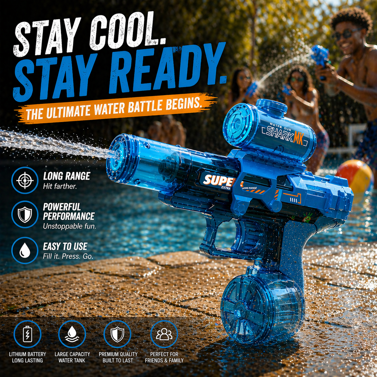 HydroForce Electric Water Blaster - Turn up the pressure